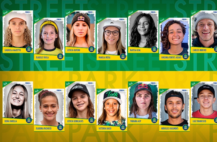 Seleo Brasileira de Skate agora conta com 22 atletas para sequncia das classificatrias olmpicas