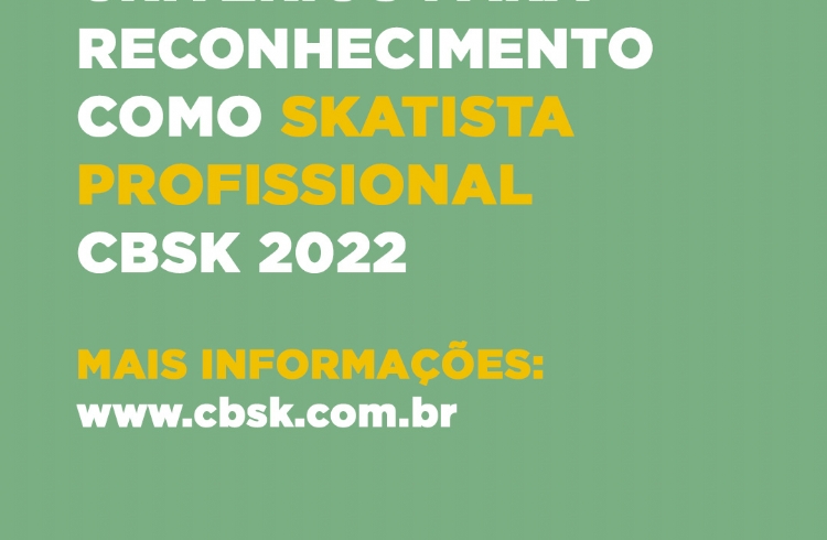 CBSk divulga critrios sobre reconhecimento como skatista profissional